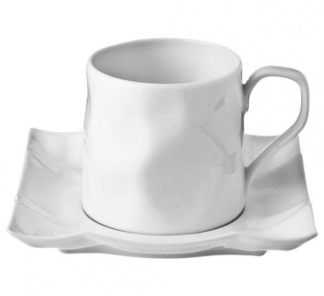 Чайная пара LEFARD "РАФФЛ", 220 мл (белая)