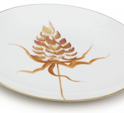 Тарелка для салата или десерта "BELLE DE JOUR" диаметр 21 см, лиможский фарфор