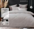 Постельное белье с одеялом "Kazanov.A." Матео (капучино платина) Велюр/Egypt Cotton, Семейный