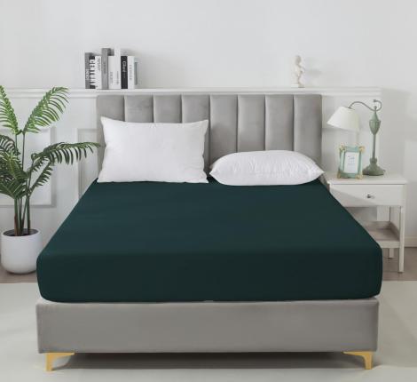 Простыня на резинке Tango SOHO (сине-зелёный), 160x200