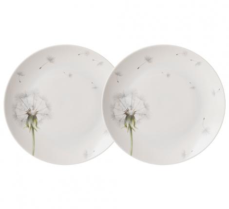 Набор закусочных тарелок 2 шт. "ЛОВИ СЧАСТЬЕ" 581-015, диаметр 20,5 см