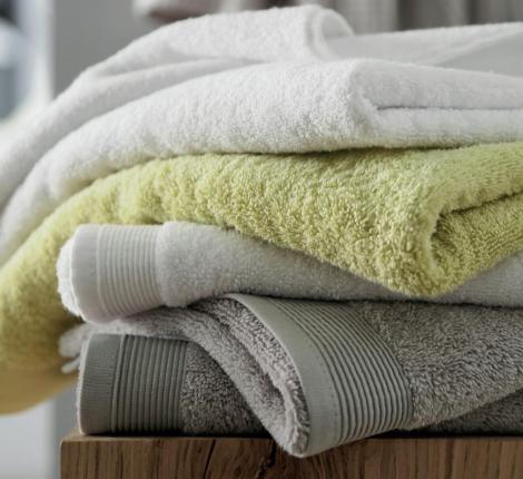 Полотенце махровое "Blanc des Vosges" UNI BLANC (белый), 100х150