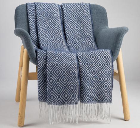 Плед полушерстяной Элегант (40% шерсть, 60% ПАН), 140х200