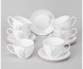 Чайный набор "INSPIRATION" НЕЖНОСТЬ на 6 персон, 12 предметов (260 мл)