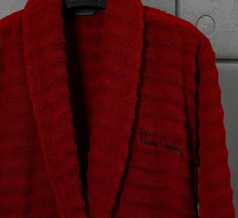 Халат мужской "PIERRE CARDIN HOME" малиновый, L/XL