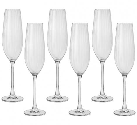 Набор бокалов для шампанского 6 штук &quot;COLUMBA OPTIC&quot; 260 мл