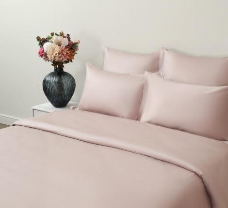 Постельное белье "Sofi de Marko" Иоланда (бежевая роза) Сатин, Евро