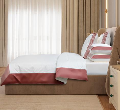 Постельное бельё Sharmes "Caledoscop" Семейный, розовый закат