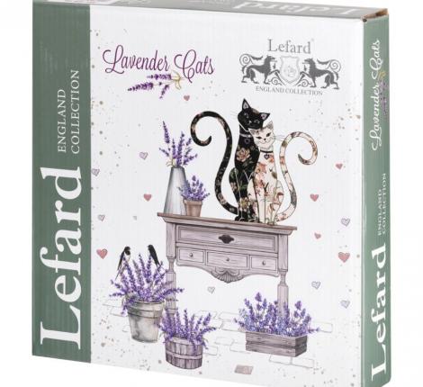 Набор закусочных тарелок 2 шт. "ЛАВАНДОВЫЕ КОТЫ" 425-167, диаметр 20,5 см