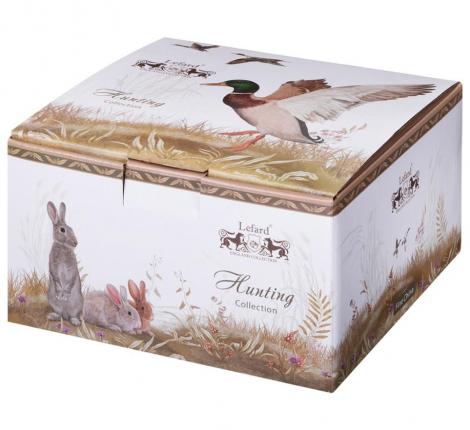 Чайный набор "ОХОТА" 590-738 на 2 персоны, 4 предмета (300 мл)