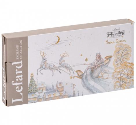 Блюдо овальное "СНЕЖНАЯ КОРОЛЕВА" 590-547, длина 20,5 см