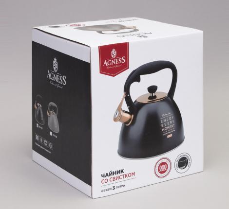 Чайник со свистком "ТЮДОР" 914-157, 3,0 л