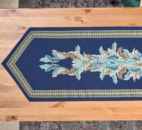 Дорожка "ЛИСТЬЯ МОРРИСА" GREEN STRIPE  45х300 см