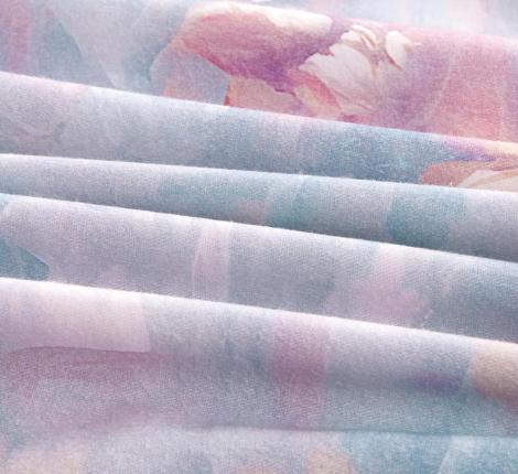 Постельное бельё "KARTEKS" жаккардовый сатин АКВАРЕЛЬ CVP 01, 2 спальный