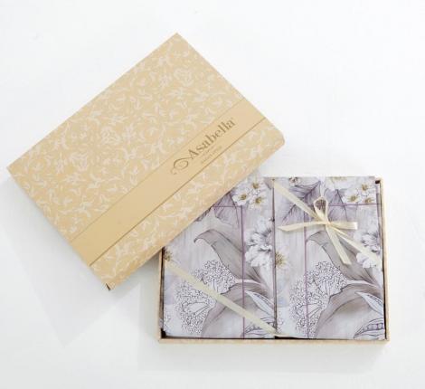 Постельное бельё "Asabella" 2379-6 Сатин, Евро