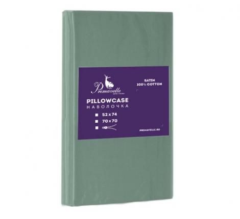 Наволочка с ушками "Primavelle" Сатин 52х74, Шалфей