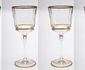 Набор бокалов для вина 6 штук "MACASSAR LIGHT GOBLET" хрусталь, высота 21 см