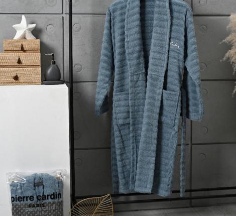 Халат мужской "PIERRE CARDIN HOME" лазурь, L/XL