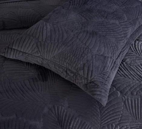 Покрывало "Sofi de Marko" Ноэль (антрацит) Велюр, 240х260