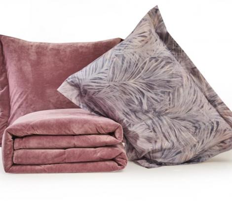 Постельное белье с одеялом "Sofi de Marko" Ренато №34 Велюр/Сатин, Евро