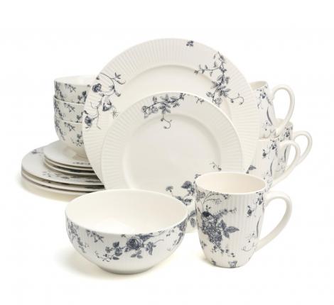 Столовый набор "BLUE GARDEN" на 4 персоны, 16 предметов