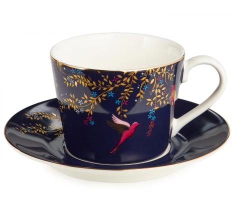 Чайный набор "GOLDEN BIRDS" на 4 персоны, 8 предметов (220 мл)