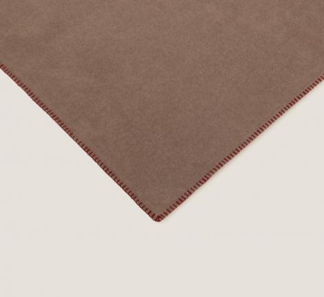 Плед Frati "SOFT VISCOSE" TORTORA (коричневый), 130x160