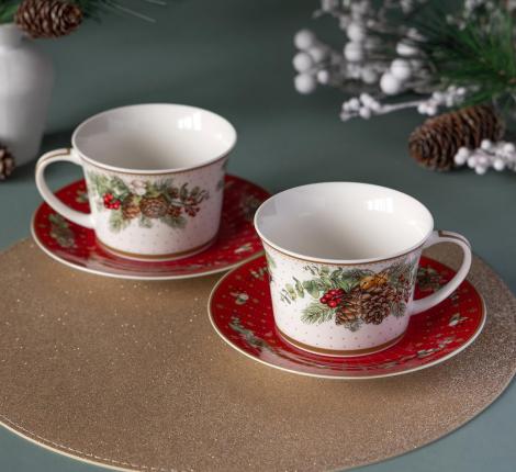 Чайный набор "CELEBRATION" на 2 персоны, 4 предмета (250 мл)