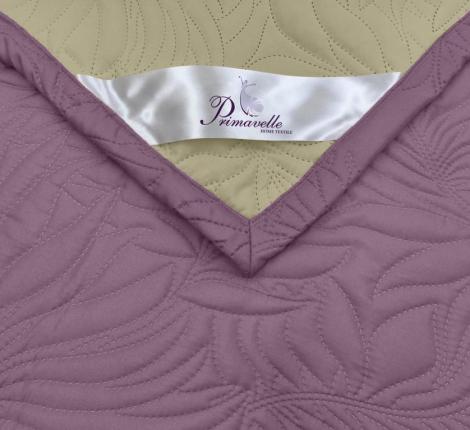 Покрывало Primavelle "ARTI" Биософт 140х200, Листья Фиолетовый