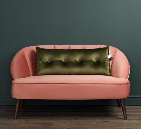 Подушка декоративная "Sofi de Marko" Вивиан (хаки) Велюр, 45х90