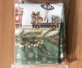 Дорожка на стол "ЩЕЛКУНЧИК" (круговой) 45х145 см, зелёный