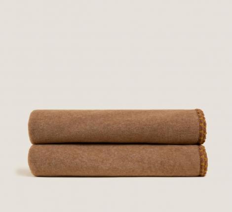 Покрывало Frati "SOFT BAMBOO" BISCOTTO (жёлто-коричневый), 220х260