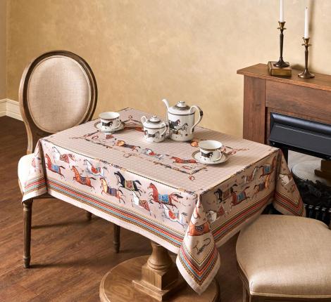 Скатерть с пропиткой SANTALINO "PASSAGE" 110х140 см, капучино