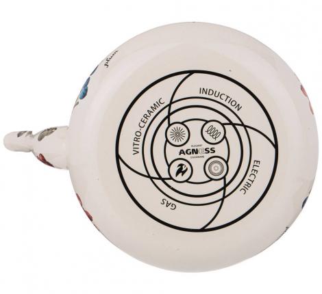 Чайник эмалированный "ФРУКТЫ", 2,5 л