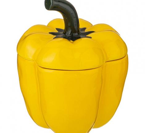 Блюдо  для запекания с крышкой "ПЕРЕЦ" (жёлтый), 730 мл