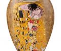Ваза "ПОЦЕЛУЙ" (Г. КЛИМТ) высота 25,5 см, золотая
