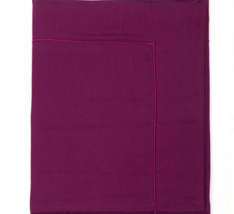 Наволочка "Blanc des Vosges" сатин де люкс 50х70 myrtille (фиолетовый)