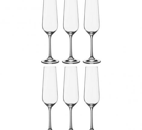Набор бокалов для шампанского 6 штук &quot;DORA / STRIX&quot; 200 мл