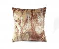 Наволочка декоративная "Sofi de Marko" Мрамор (бежевая) Велюр, 45х45