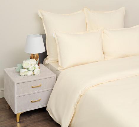 Постельное бельё "Sofi de Marko" Саммер (молоко) Варёный хлопок, Семейный