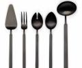 Набор столовых приборов для сервировки "VINTAGE SERVING SET" BLACK, 5 предметов