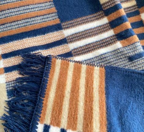 Плед хлопковый Райтекс "ИНДИГО", 150х200