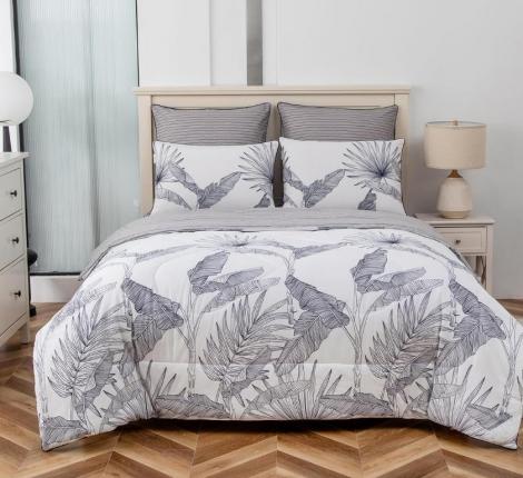 Постельное белье с одеялом "Sofi de Marko" Ришелье №42 Сатин, 1,5 спальный