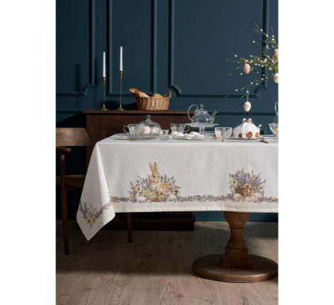 Скатерть с пропиткой "ЛАВАНДОВАЯ ВЕСНА", 160х220 см