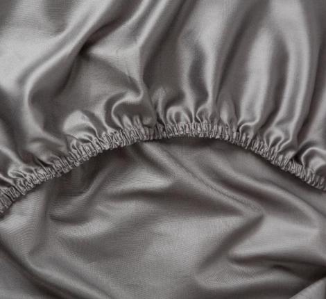 Постельное белье "GRAPHITE ALLURE GRASS" 391825070 Мако-Сатин, Семейный