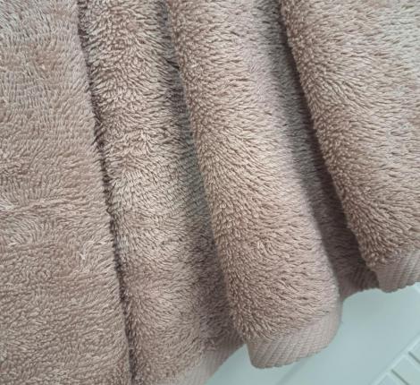 Комплект махровых полотенец "Kazanov.A." Teddy (дымчатая роза), 50х90+70х140