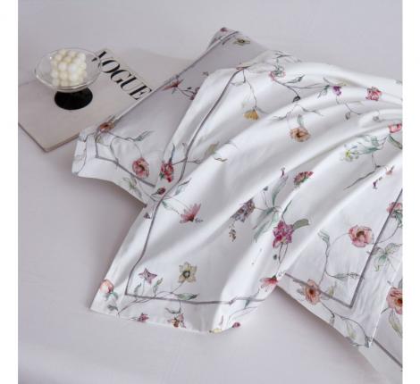 Постельное белье с одеялом "Asabella" 2231-2OSP Мако-Сатин, Семейный