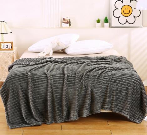 Плед "Cristelle" Stripe premium CST1520-02 Фланель, 150x200