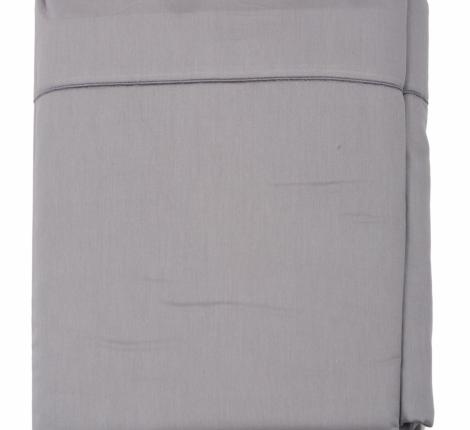 Простынь "Blanc des Vosges" сатин-делюкс, 180х290 ardoise (темно-серый)