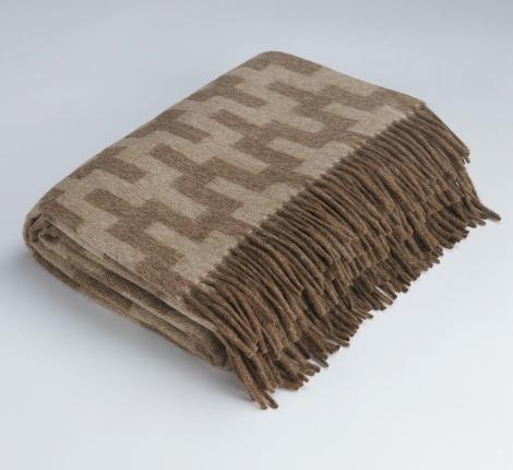 Плед INCALPACA (55% шерсть альпака, 45% шерсть мериноса) PP-70, 150x200